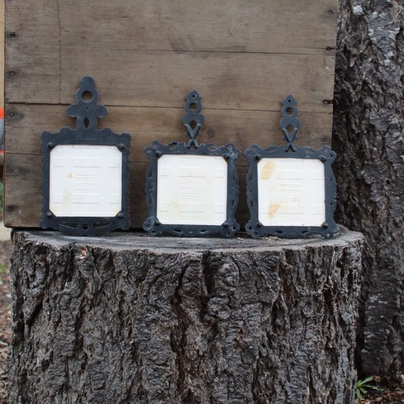 Vintage Cast Iron Ceramic Kitchen Trivets – Set of 3 –Arco 1970s Funny Sayings - Picture 13 of 16